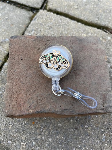 Retractable Butterfly Badge Reel - Etsy