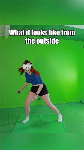 What it looks like from the outside #virtualreality #metaquest