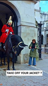 What You Hiding Under Your Jacket ? - Move Out of the Box! 😂 #KingsGuard #BritishHumour #RoyalRules #TouristFail #LondonMoments #RoyalWatch #LondonLife #GuardsOnDuty #ClassicLondon #ViralMoments #FunnyButTrue #PublicWarning #RespectTheGuard #fblifestylechallenge | The King's Horse Guards London