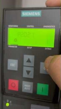 Siemens Sinamics G120xa VFD Modbus RTU Settings #siemens #bms #plc