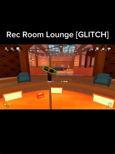 Rec Room Lounge [GLITCH] Inside the Stage #shorts #recroom #glitch
