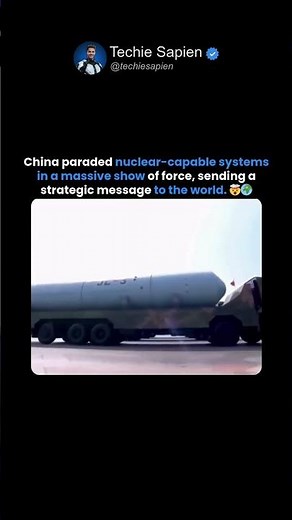 China Showcases Nuclear-Capable Weapons in Major Military Parade 🇨🇳⚡
