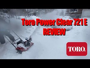 Lazy Bushcrafters - Using and Reviewing the Toro Power Clear 721E Snow Blower! Snowstorm in NYC!