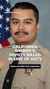A California sheriff’s deputy killed in line of duty