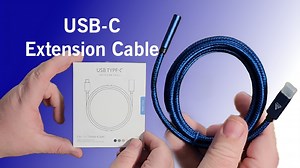 Watch Review of USB Type C Extension Cable on Amazon Live