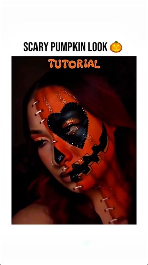 7.8K views · 77 reactions | Scary Pumpkin Makeup Tutorial  #evilpumpkinmakeup #sfxmakeup #horrormakeup #halloweenmakeup #31daysofhalloween #creepymakeup #halloween2025 #facepaint #halloweeninspo #makeuptransformation #makeupreels #beauty #makeup #makeuptutorial #viralmakeup #makeuphacks #fyp #foryou #explore #reelsinstagram | Viral Makeup | Facebook