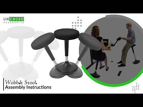 Wobble Stool Assembly Video | How to assemble the wobble stool a balance and standing desk stool
