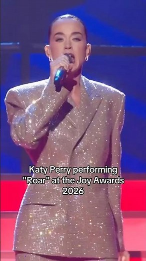 Katy Perry performing "Roar" at the Joy Awards 2026 #katyperry