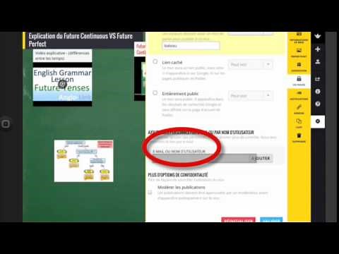 Padlet : visibilité, partage et collaboration