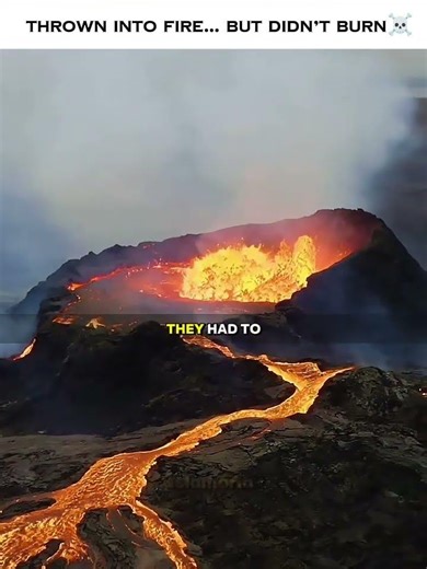 Thrown Into Fire… But Didn’t Burn #shorts #science