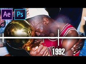 animated timeline from THE LAST DANCE | Adobe After Effects Tutorial