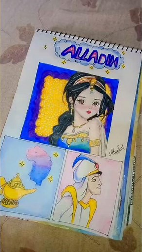 😱I Drew princess jasmine!🤯(Aladdin Art)