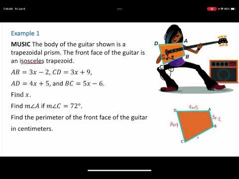 Properties of Trapezoids