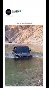 Proper use of a Snorkel. 🤿 #fblifestyle #jeep #jeeplife #offroad | Jeep Life