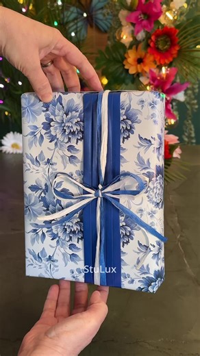 Creative Gift Wrapping with One Double-Sided Paper