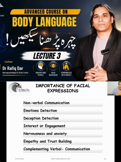 Learn to Read the Face — Body Language Course Lecture 3