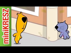 MiniKRESZ - Szalad az úton - rajzfilmsorozat, filmek gyerekeknek (mese, KRESZ gyerekeknek)