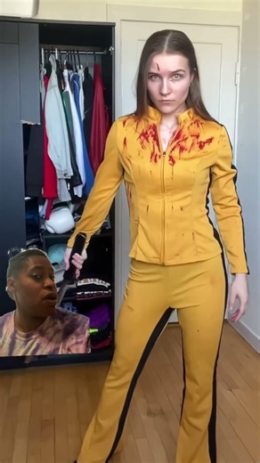 I really want the bride from kill bill cosplay #autismcosplay #killbillcosplay