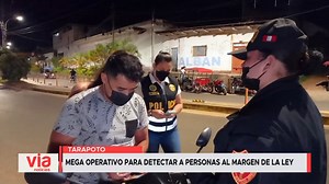 49K views · 892 reactions | #Tarapoto. Mega operativo para detectar personas al margen de la ley. | VIA Televisión | Facebook