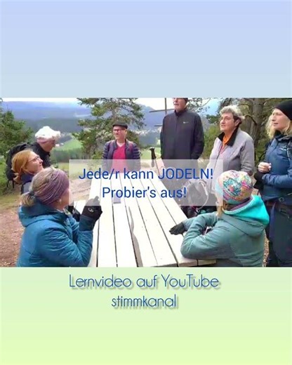 JODELN ist mehr als Folklore! Es beseelt und verbindet. Jeder kann es! Probier's aus!
