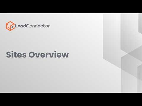 Sites Overview
