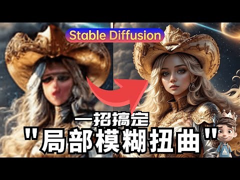 【Stable Diffusion】局部修复高效小妙招 一招让你消除烦恼！