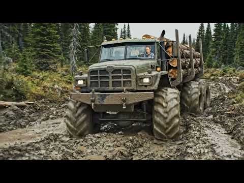 MASSIVE Logging Truck : Mudrunner Mod Truck | Driver Skills