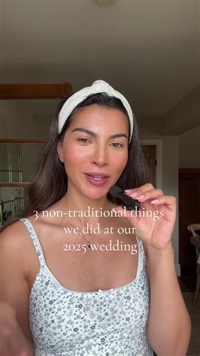 3 non traditional things we did at our wedding for all my non-traditional brides-to-be!! Dress @OMNES #weddingadvice #bridetobe #nontraditionalwedding #weddingdress #bridetok