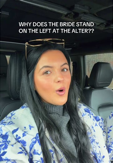 Why Does the Bride Stand on the Left? Tradition Explained