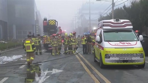 Officials say at least 10 people were killed in a South Korean factory fire