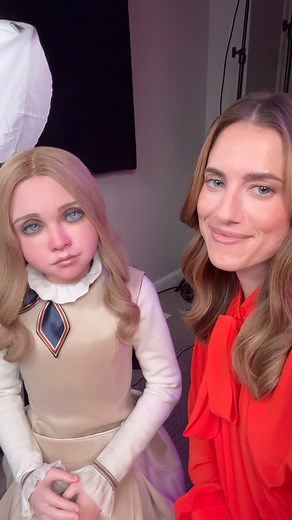 Allison Williams on Instagram: "I’m back in your feed, and we’re back in your theaters. What have you missed? Well, between the two of us, we’ve grown 7 inches, gotten married (…in 2023, btw @people ), raised a toddler, and just generally did “this woman’s work” (IYKYK). ❤️ @m3gan"