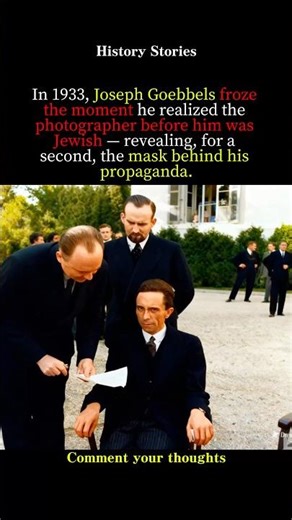 1933: Goebbels’ Expression Caught on Camera