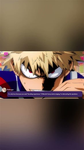 Bakugo gives Deku a treat
