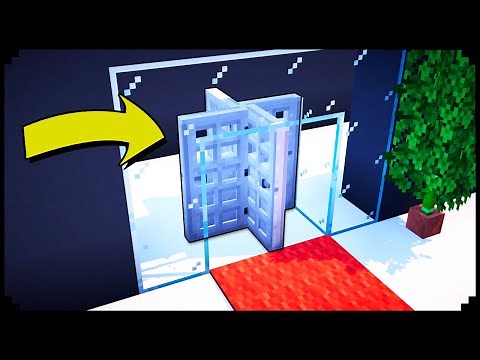 How to build an WORKING REVOLVING DOOR in Minecraft