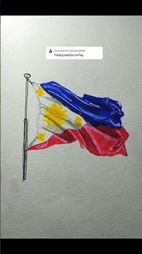 How To Draw Philippines Flag! #drawing #tutorial #art #easydrawing #satisfying #dessin #howtodraw