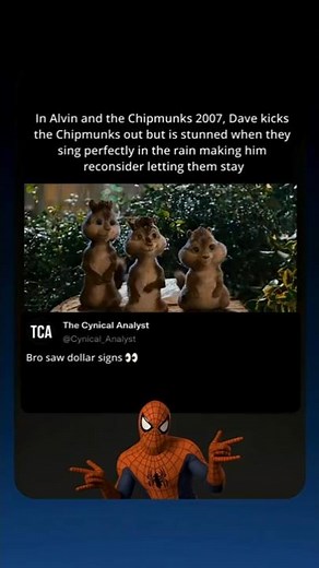 In Alvin and the Chipmunks 2007, chipmunks danced