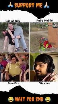 ||REAL LIFE VS PUBG VS FREE FIRE|| #shorts #pubgmobile #bgmi #viral |HSx2 Gaming|