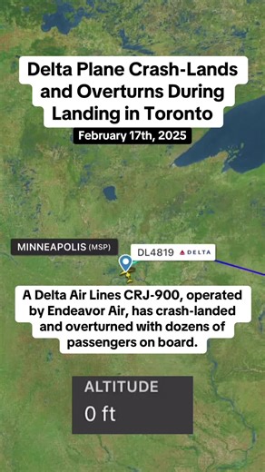 Delta Flight 4819 Crash-Lands in Toronto Airport Incident