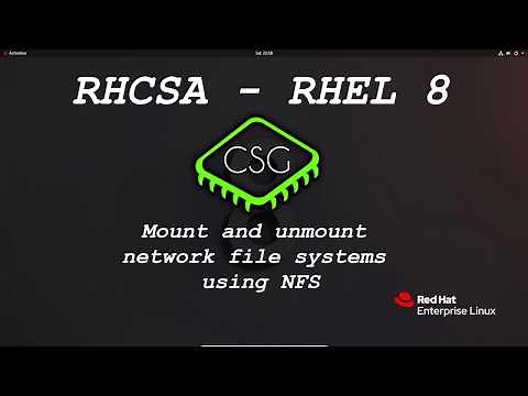 RHCSA RHEL 8 - Mount and unmount network file systems using NFS