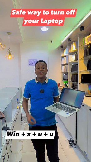 The safest,quickest and fashionable way to shut down your laptop | GeekTech Robotics Supplies