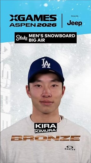 Kira Kimura Bronze Medal run in the Stake Men's Snowboard Big Air at X Games Aspen 2026