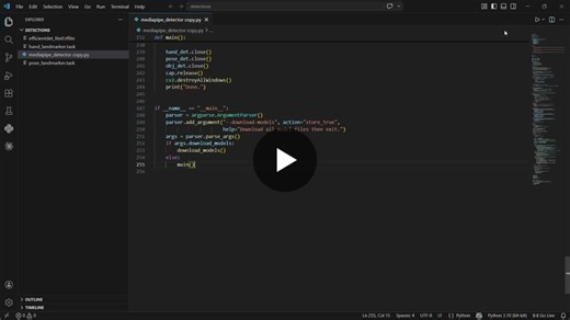 #opencv #mediapipe #computervision | Prashant Anand