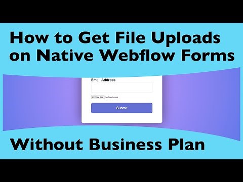 How to Get File Uploads on Native Webflow Forms Without a Business Plan