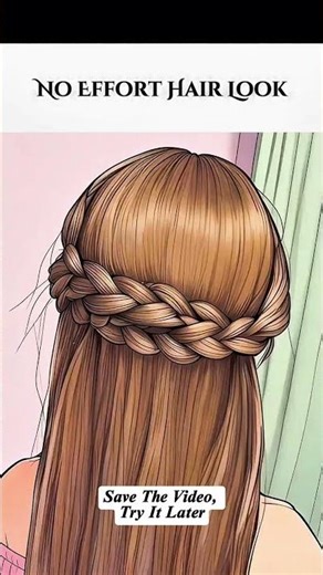 How to Create a Beautiful Crown Braid-Half-Up Hairstyle Tutorial #CrownBraid #HalfUpHalfDown #ootd