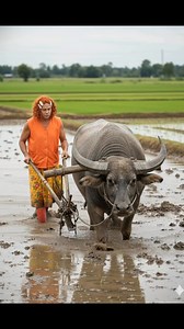 14K views · 229 reactions | They use a buffalo to plough the rice field. | บอสเก่ง แฟนเพจ | Facebook