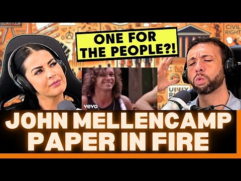 A WHOLE LOTTA FUN PLAYING THIS ONE! First Time Hearing John Mellencamp - Paper in Fire Reaction!