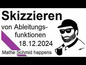Skizzieren von Ableitungsfunktionen: Ganzrationale Funktion 4 Grades | Mathematik vom Mathe Schmid