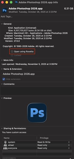 Re: Photoshop 2026 Plugin Installed but Missing — No Sign in Plugin Manager or Menus