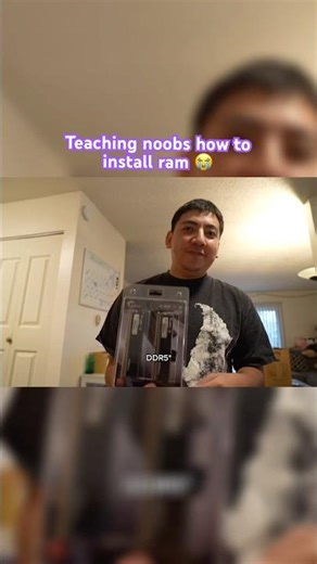 Teaching noobs how to install RAM 😭 #pc #pcgaming #pcbuild #pcs #pc #pcparts #ram #ramprice