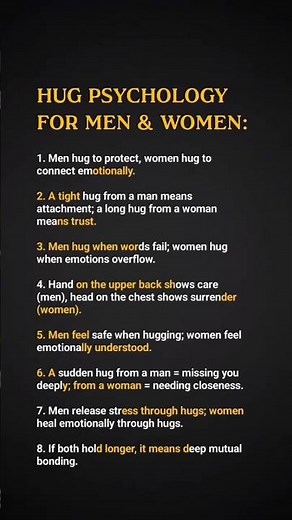 The Hidden Psychology of Hugs: Men vs Women 🤯